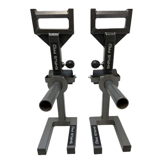 SHRUG PRO Freestanding Hex Bars Trap Bar Barbell Shrug Alternative - Without Rollers