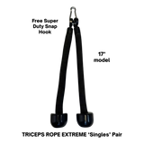 TRICEPS ROPE EXTREME 'Singles' Triceps Cable Workouts ropes