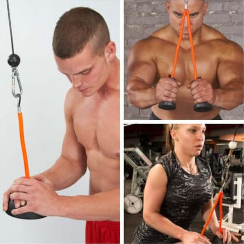 TRICEPS TRIBULATION Cable Machine Attachment Set rules!