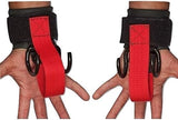 HAULIN HOOKS 'HARDCORE' 2 in 1 Weightlifting Hook Straps Combination