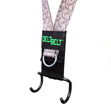 DELT BELT Patented Hook & 450# Load Tested D-Ring for Cable Machine Attachments!