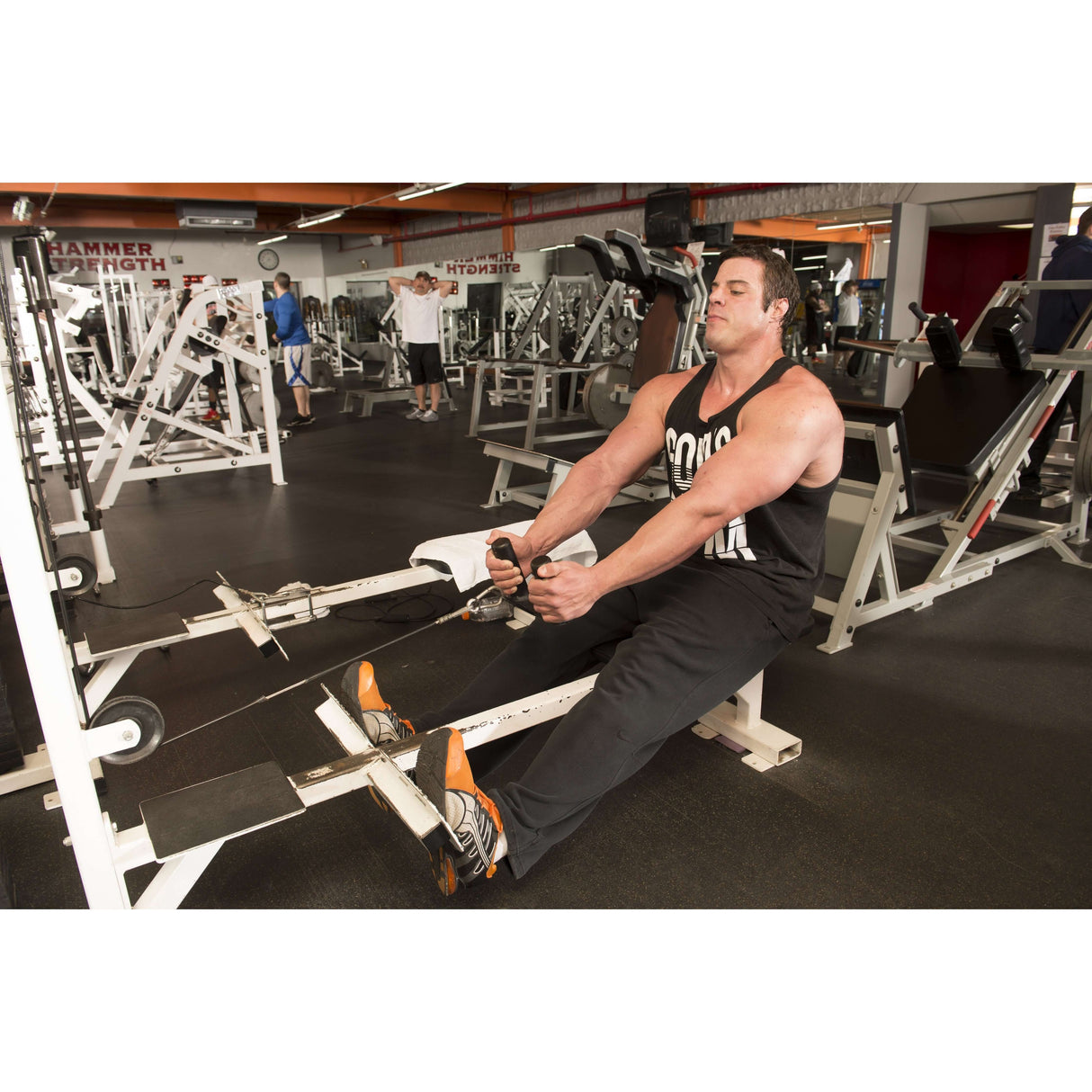 Fat Grip HOG LEGS Multi-Row seated cable machine rows