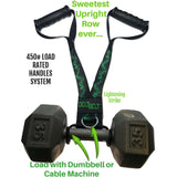 DELT BELT Dumbbell Upright Row alternative is easy on shoulder joints! 