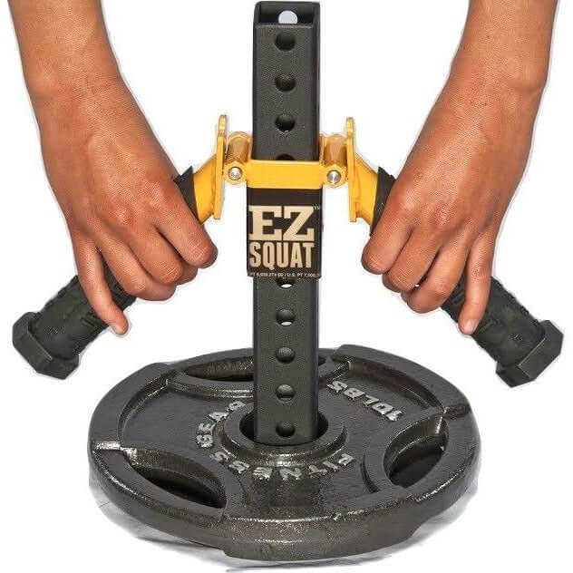 Lower EZ SQUAT handles to remove for Fast & EZ weight changes