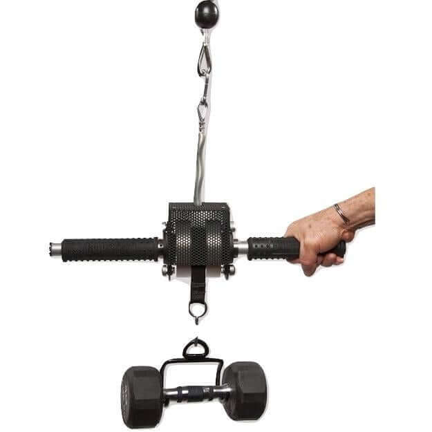 Use Dumbbell Hook speed loader on Wrist Rollers!