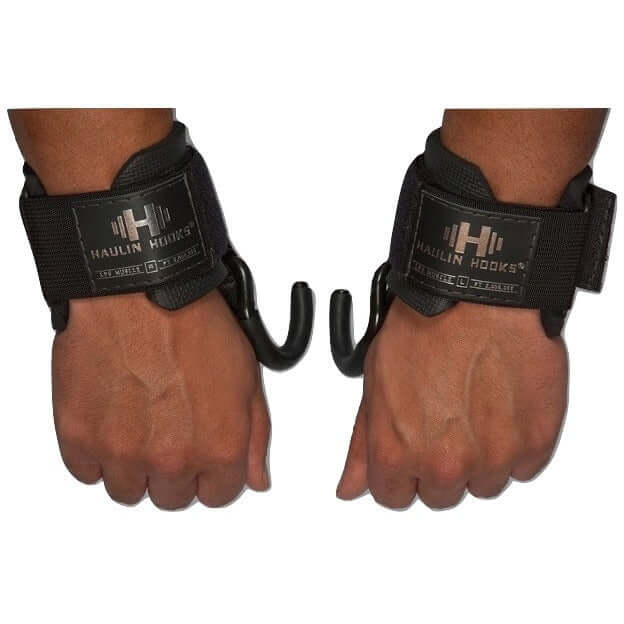HAULIN HOOKS HARDCORE 2 in 1 Dual function Weightlifting Hook Staps Lpgmuscle
