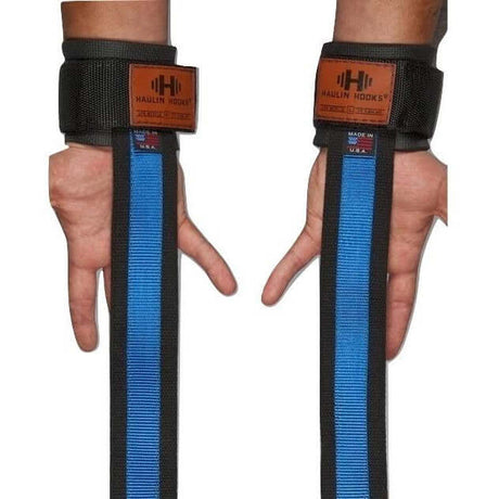 HAULIN HOOKS Strap 1000 Rule for Heavy Powerlifting! Non-Constrictor Wrist Plush Wrist comfort!