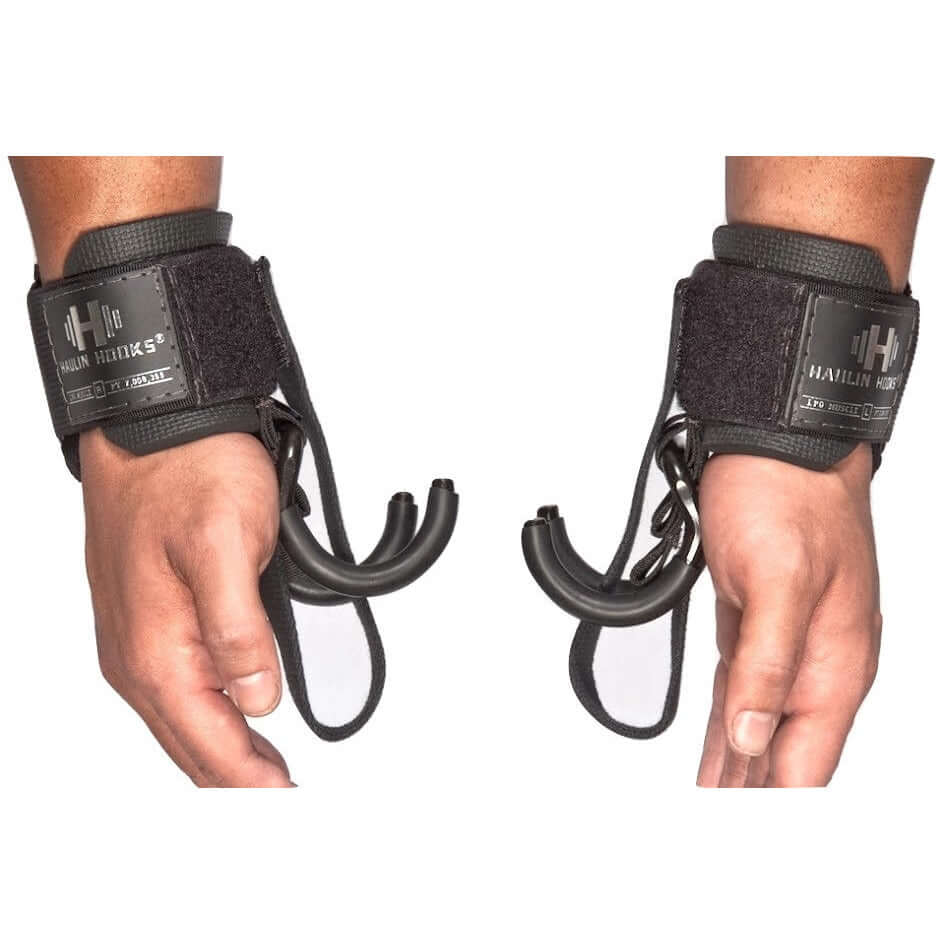 HAULIN HOOKS 'HARDCORE' 2 in 1 Dual function Weightlifting Hook Staps –  Lpgmuscle
