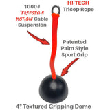 TRIBELLS Patented Cable Push Down Exercise Grips