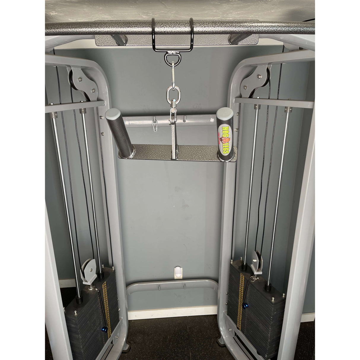 HOG LEGS Multi-Row 'Wide' attached to Pull Up Bar