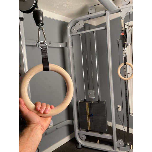 Single Arm Hi Cable Row with Gym Ring