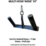 HOG LEGS 'Multi-Row' WIDE Gym Cable Attachments Bar