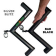 HOG LEGS Pork Chop Tricep V Bar in Bad Black or Silver Blitz