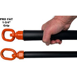 HOG LEGS Fat Grip PRO Dual Pulley Barbells in Fat 1-3/4" & Standard 1-1/4" Grip sizes