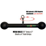 HOG LEGS Hog Balls with 'Live Action' swivel that unleashes muscle!