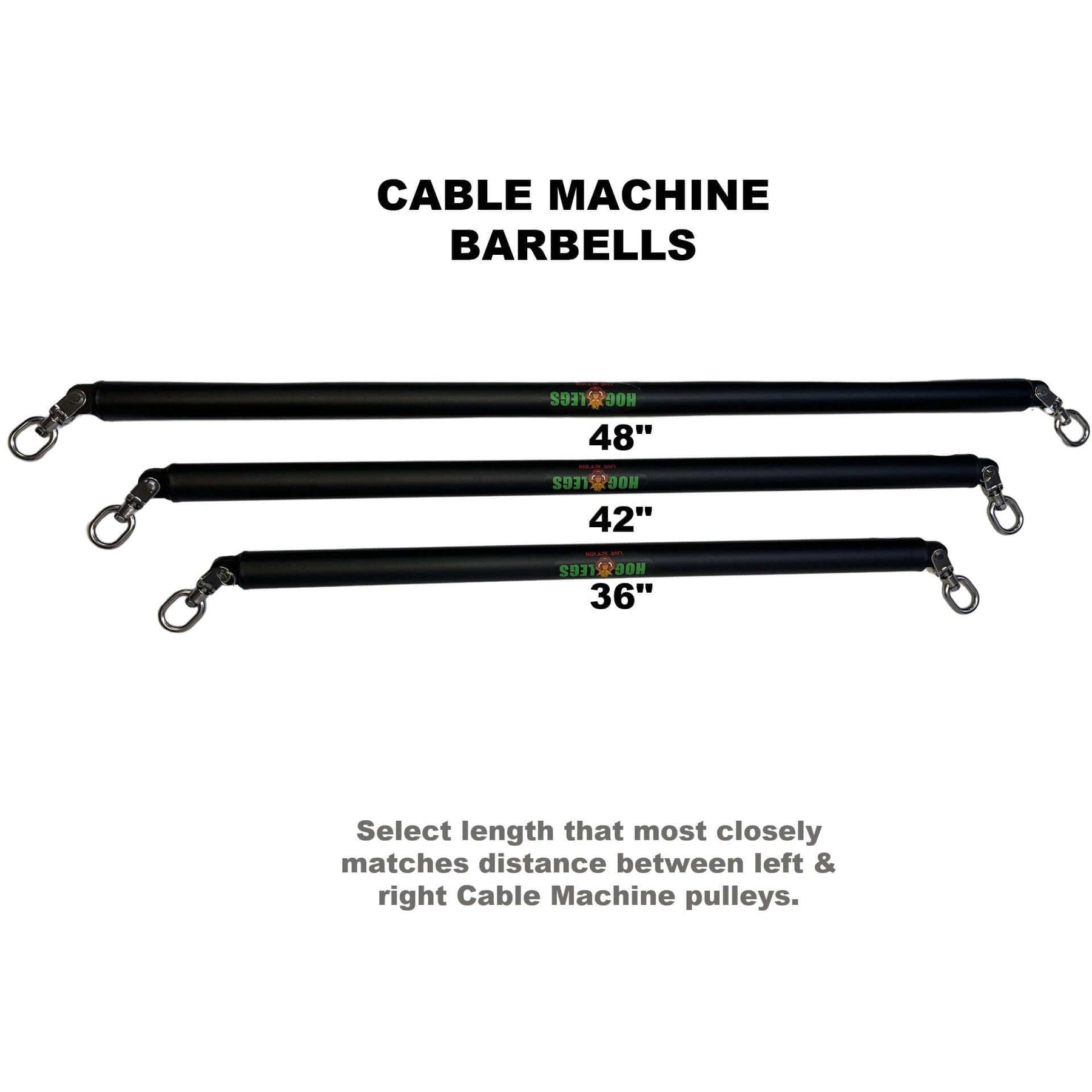 HOG LEGS Dual Cable Bar Cable Attachments for Gym – Lpgmuscle