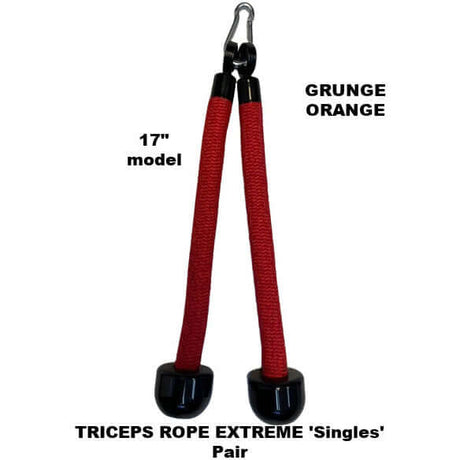 Twin 17" Single Tricep Rope Extremes