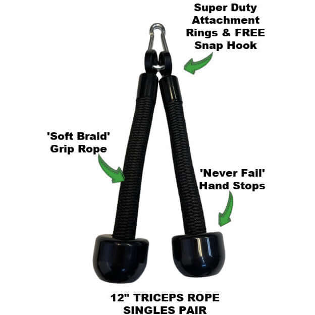 No Joke Tricep Rope Extreme Single 12"