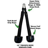 Triceps Ropes Extreme Singles