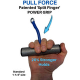 Patented PULL FORCE 'Center Pull' Grip 20% Stronger than common steel stirrup handles!