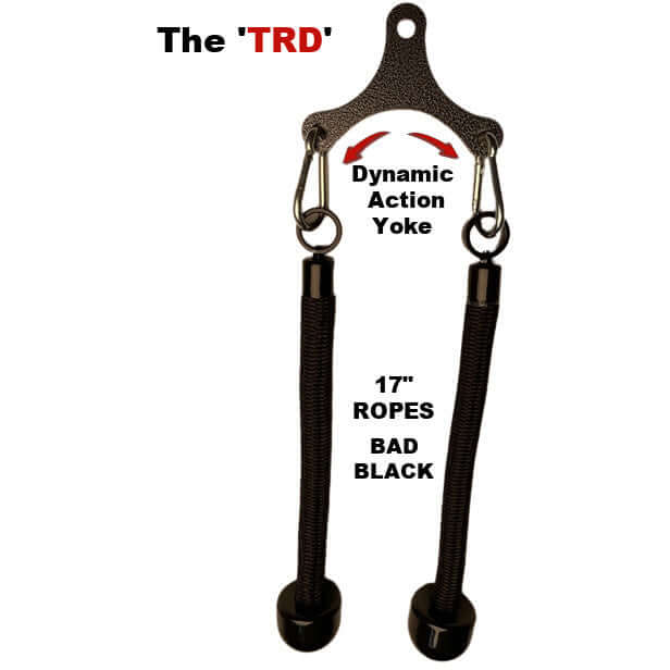 36" Double Tricep Rope alternative TRD Yoke unleashes Triceps for major growth!