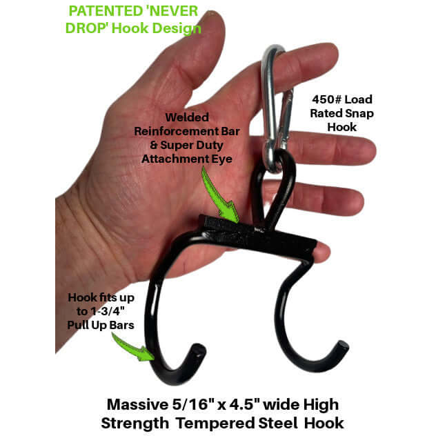 HOG LEGS Pull Up Hook for Handles & Grips