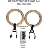 Non Detachable Gym Ring Pull Up Handles for Commercial Gyms! 