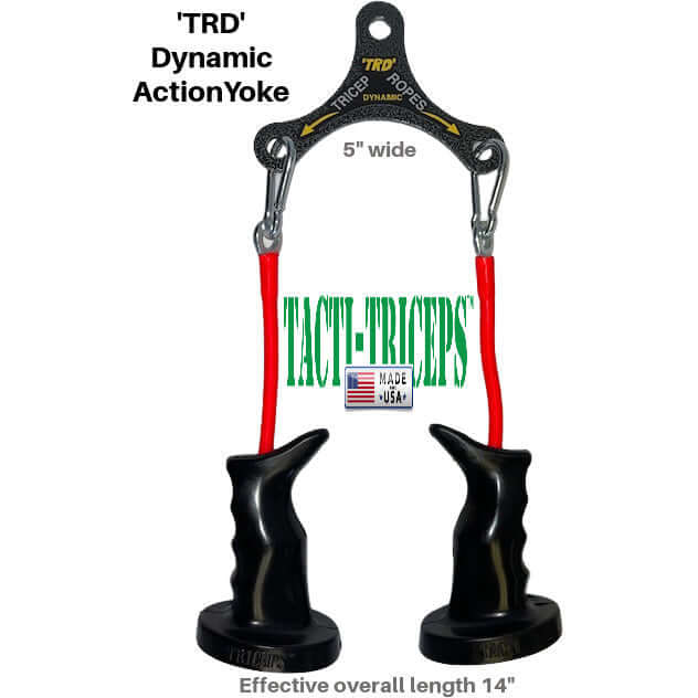 TRD Tricep Rope Dynamic with Tacti-Triceps grips