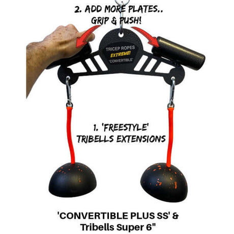 TRIBELLS Triceps Cable Push Down Domes