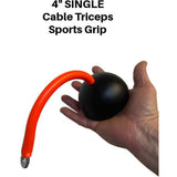 TRIBELLS 4" Single Tricep Cable Workouts Dome