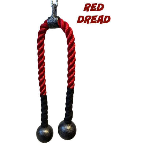 Red Dread Tricep Push Down Rope