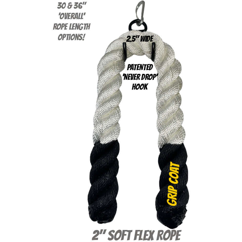 36" BULL TAIL Tricep Push Down Rope