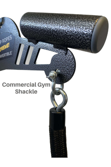 Tricep Cable bar Push Down Handles Yoke with lock down rope shackles