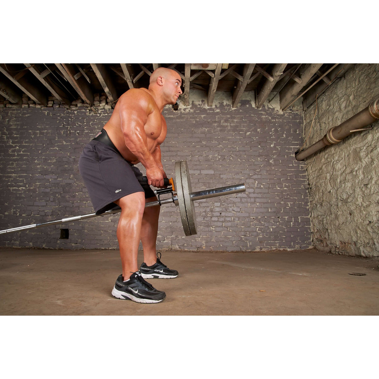 EZ SQUAT Dumbbell Handles do T-Barbell Rows too!