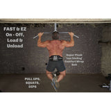 EZ DIP BELT & Pull Up Belt with Dumbbell Hook! Get instant weight changes  and zero weight plate drama!