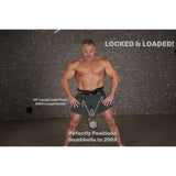 Patented Dumbbell Dip Belt is way faster to load and protects the Jewels from Weight Plate abuse!