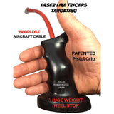 Tacti-Triceps patented cable grips with Full Weight Stack Attack hand rests!